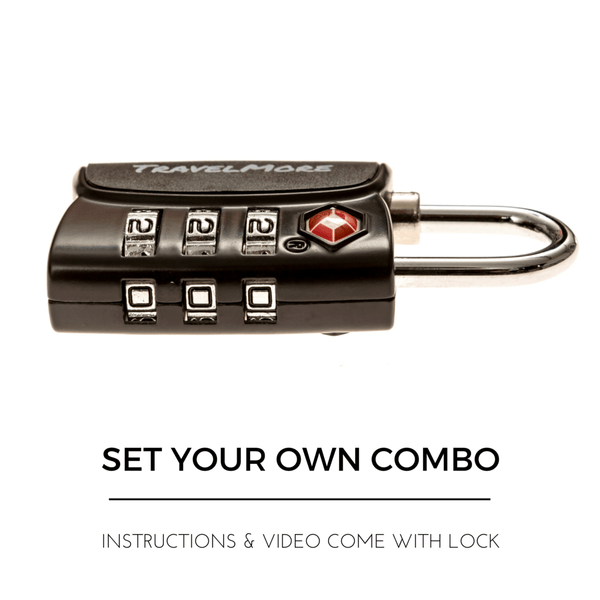 How to Set the Combination Lock on Your Suitcase